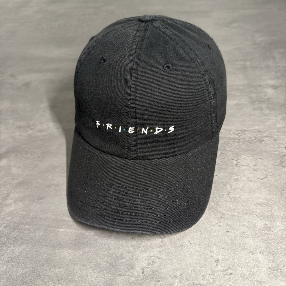 Friends TV Show Hat Black White Baseball Dad Cap 90s Sitcom Jennifer Anniston‎